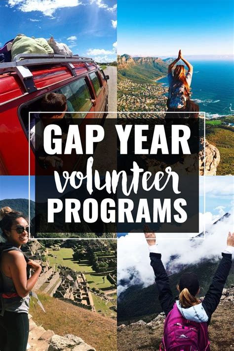 paid gap year programs uk.